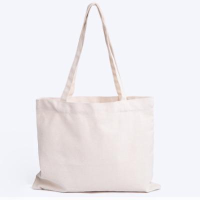 China Standard Size Plain Cotton Product Handled Wholesale Customer Bag for sale