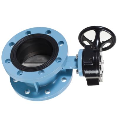 China High Quality Ductile Sewage Worm Gear Butterfly Valve DN100 Water Butterfly Valve for sale