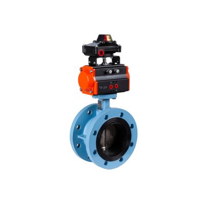 China Material Size DN50 - DN300 Epoxy Ductile Manual Liner Butterfly Valve Iron Iron Wafer Pneumatic Price for sale