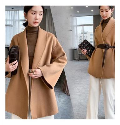 China Manufacturer Price Outerwear Women Breathable Cashmere Wool Coats Medium Length Wool Trench Coat for sale