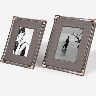 China Newest Design X-31 Mat Board Photo Wood Frames White Home Decoration Shadow Box For Pictures 230*180mm for sale