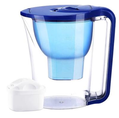 China Household BZC3 Aquart Water Filter Pitcher Digital Water Purifier BPA Free Filter Impurities Removes Chlorine, Metals and Sediment for sale