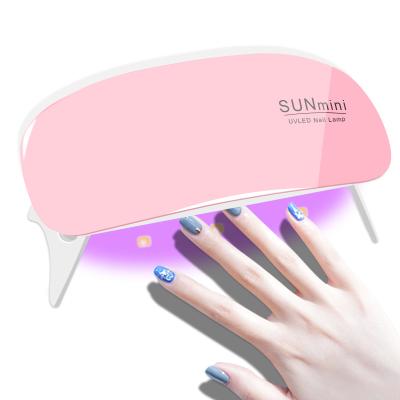 China Portable UV Initiator UV Kit With Mini Nail Lamp 6w Nail Lamp Sun Mini Mouse Light USB 6w LED Nail Lamp For Gel Polish for sale