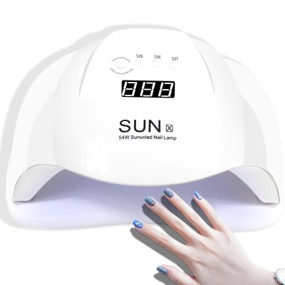 China 54W LED Nail Lamp SUN X UV UV Nail Lamp& Nail Curing Lamp & SUN X LED UV Nail Lamp New Nail Lamp 54W For 36 Pcs Led Beads LED Nail Dryer For Curing Nail Gel Tools for sale