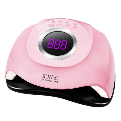 China 2021 Newest M3 180W SUN Nail Dryer Nail Lamp 180w UV Gel Nail 180W UV Nail Lamp UV Curing Lamp Light Dryer Dual Resource Led UV Lamp High Quality for sale