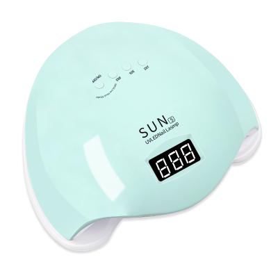 China New Style Factory Price 24w Sun 5 Lamp UV Nail Lamp 48W LED Auto Nail 24 Watt UV Sensor Best Selling UV Lamp Nail 24 Watt for sale