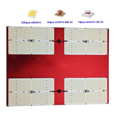 China Seed Starting Samsung 170W 260W 350W 650W Led Grow Light Diablo QB648 Board LM301H LH351H 660nm 730nm for sale