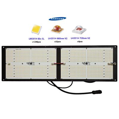 China Seed Starting Samsung LM301H LH351H Red 660nm QB648 350W growthlights with inventronics driver for sale