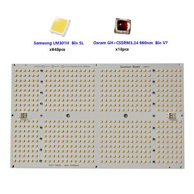 China Aluminiium Hot selling LM301H Led Diablo QB648 board for grow panel lights high-efficiency for sale