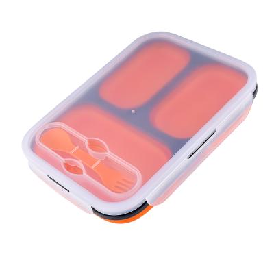 China Collapsible Reusable Collapsible Silicone Food Container Silicone Bowl Set Eco-friendly Collapsible Bowl For Kids for sale