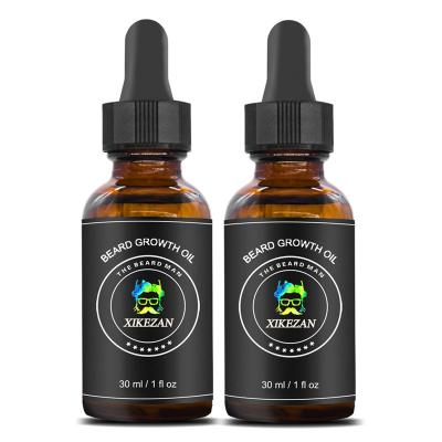 China New Design Logo Beard Growth Oil Kit Regenerating Custom Natural Organic Beard Growth Oil for sale