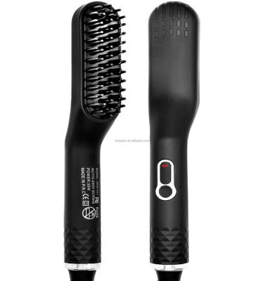 China Replenishing Actions in USA Rechargeable Beard Straightener Hair Comb Straightening Steam Brush Beard Straightener Beard Oil Ionic Kit for sale