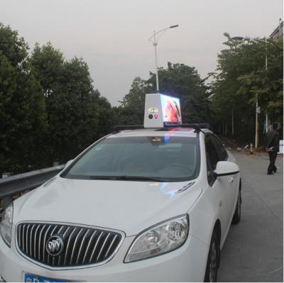 China Double Side Taxi Roof Advertising , LED Taxi Top Media Billboard 960×320mm for sale