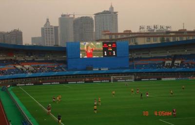 China P20 1R1G1B full color outdoor large led display for gym / stadium for sale