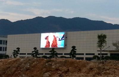 China shopping mall led display signs with steel cabinets , fixed isntallation for sale