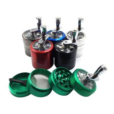 China 4 Pieces 40mm Zinc Alloy Metal Smoking Weed Glass Metal Logo Grinder Weed Smoking Accessories Grinder Supplies Stores Custom Tobacco Herbal Weed for sale