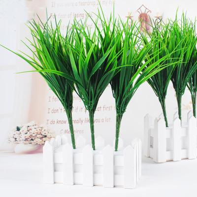 China Green Plant Environmental Friendly Wholesale Plastic Artificial Grass Decoration Flower Fence Layout Flower Simulation Plant Environmental Good for sale