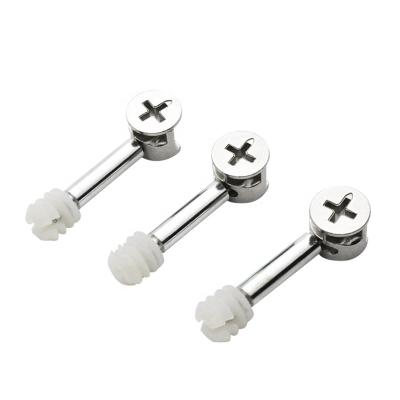 China For Furniture Connecting 15mm Zinc Alloy Connector Fit Furniture 3 In 1 Minifix Cam Screws for sale