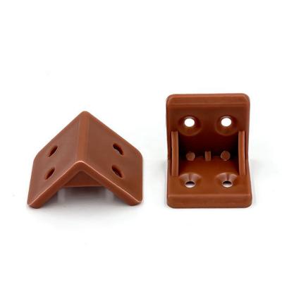 China Modern Furniture Hardware Accessories Plastic Cabinet Corner Frames Small Angle for sale