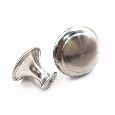 China Modern Furniture Bathroom Shower Round Stainless Steel Cabinet Pulls Knobs for sale