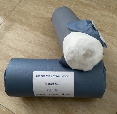 China Cotton Stocked Absorbent Wadding 1000G/Roll Absorbent for sale