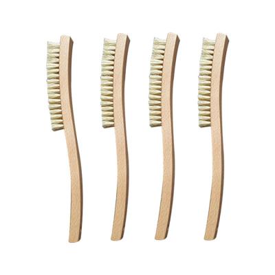 China Sustainable Electric Cleaning Brush Cleaning Brush Material Mold Brush Beech High Temperature Resistant Bamboo for sale