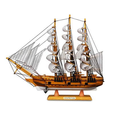 China China New Product Small 45cm Wooden Tanker Model Container Ship Gift Ship Model Cruise Ship for sale