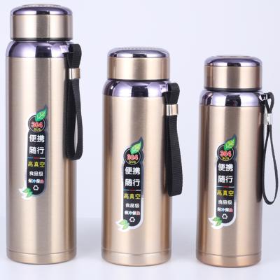 China Custom Business OEM ODM Logo 800ml 600ml 1000ml Sports Shaker Gym 304 Stainless Steel Water Bottle for sale