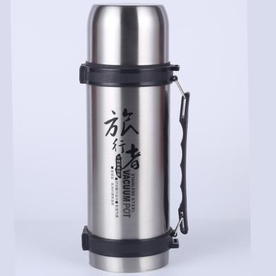 China PORTABLE Outdoor Vacuum Insulation Stainless Steel Water Bottle Sports Insulation Travel Potty With Handle for sale