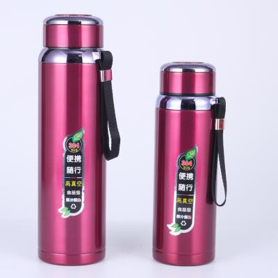 China 2021 Business Customized Thermos Free Sample Double Wall Vacuum Flask Stainless Steel Sports Water Bottle Low MOQ for sale