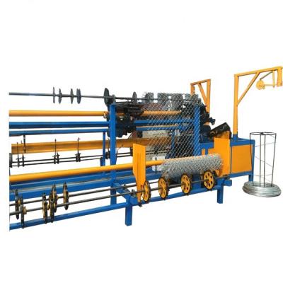 China Full Automatic Chain Link Fence Mesh Machine 10*10mm-200*200mm for sale