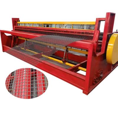 China Building Material Shops Cheap Factory Price Crimped Wire Mesh Weaving Machine / Safety Fence Hydraulic Machine for sale