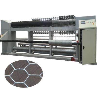 China Hotels Reverse Twist Hexagonal Mesh Machine for sale