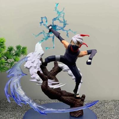 China Action Toy Figure 20CM Anime Kakashi Action Figure Dark Kakashi PVC Cartoon GK Figure Collectible Model Toys for sale