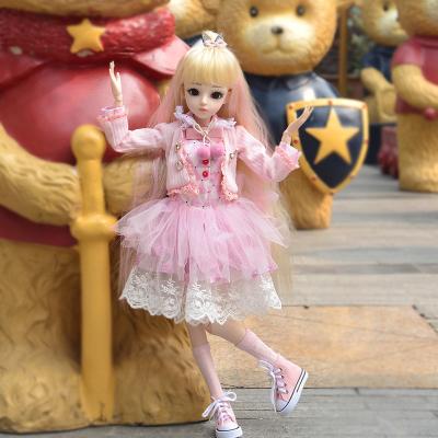 China Fashion 60cm BJD Doll Clothes Wedding Interactive High Quality Handmade Dresses Coat For Doll Dress for sale