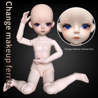 China Interactive Ferrite Toy Makeup Change BJD 6 Point Action Number Doll Kemille for sale