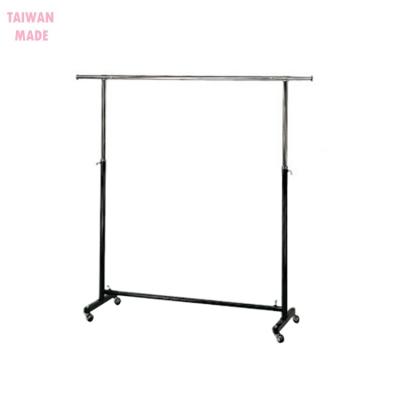 China Easy To Move Folding Retractable Shopping Clothes Rack for sale