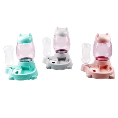 China 2-in-1 Automatic Pet Feeder Dispenser Water Food Vending Machine for Dogs Cats for sale