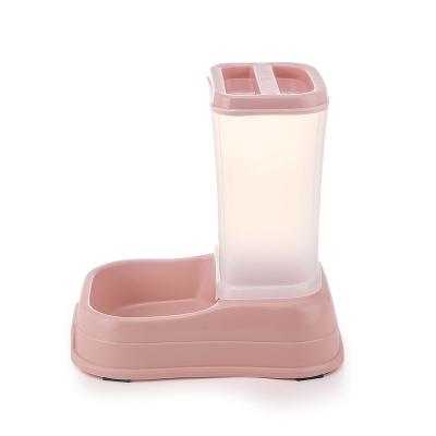 China Automatic Cheap Price Plastic Dog Food Container Dispenser Pet Food Storage Container for sale