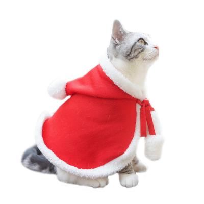 China Best Selling Viable Christmas Cat Apparel Deer Horn Dog Dress Up Hoodie Cat Clothes Accessories for sale