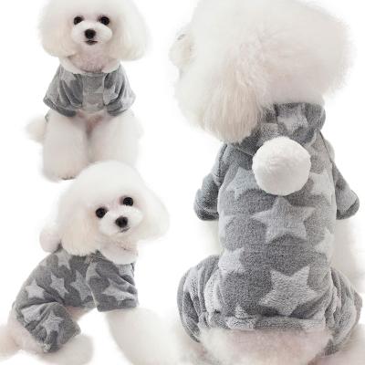 China Sustainable Winter Cotton Warm Pet Clothes Dog Coated Sweater For Small Medium Large Dogs for sale