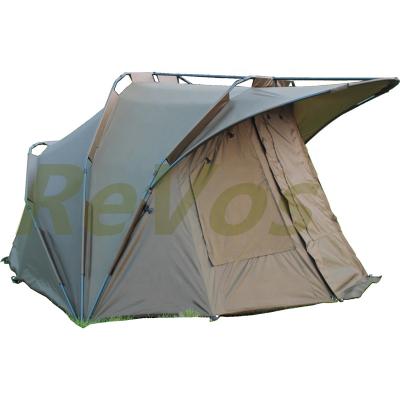 China Outddoor Fishing Economical Revos Fishing Tents Rear Window Fishing Bivvy 2 Man for sale