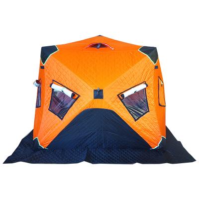 China Outdoor Fishing Revo Makers Lead Large Ice Fishing Tent Cotton Ice Fishing Automatic Tents Fishing Tents Warm And Thick for sale