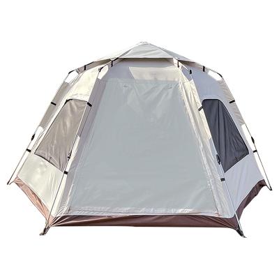 China Straight Tying Type New Style Out Door Pop 4-6 Person Camping Tent Portable Single Layer Tent for sale