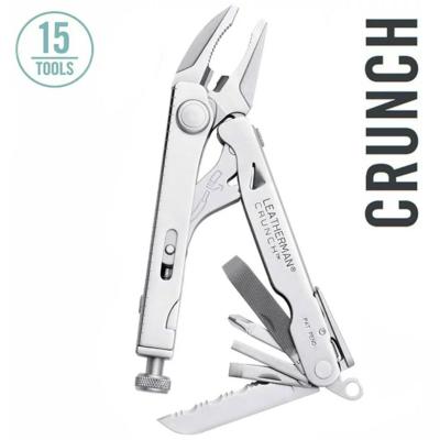 China MULTI FUNCTIONAL Crunch Genuine Multitool with Folding Locking Pliers and Pin Vice, Stainless Steel Material 68010281N for sale