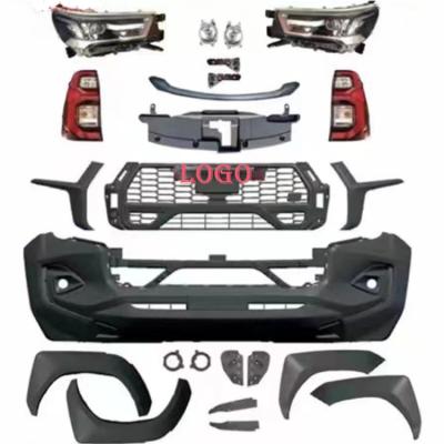 China ABS+ led Car Body Kits Hilux Gr Sport Body Kit For Toyota Hilux Revo Rocco 2016-2020 Upgrade To Hilux Gr Sport 2023 for sale