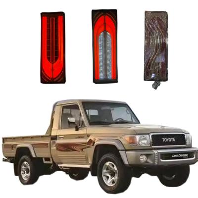 China ABS Plastic Car Led tail Light  taillight For toyota land cruiser lc75 lc79 pickup modified rear lamp for sale