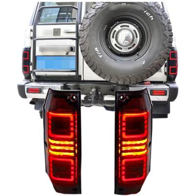 China ABS Plastic Car Led turn signal light rear lamp For toyota land cruiser lc76 lc70 lc79 fj76 fj70 fj79 Suv modified taillight drl upgrade for sale