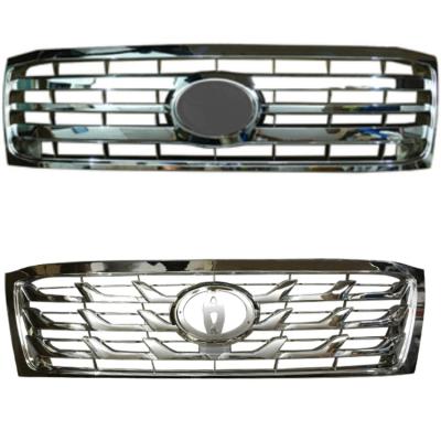 China ABS wholesale lc100 chrome Grille Front Bumper Grille For land cruiser 100 1998-2007 modified grill for sale