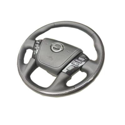 China Sports New Style Car Wooden Steering Wheel For Nissan Patrol Y62 2012-2021 upgrade 2022 for sale